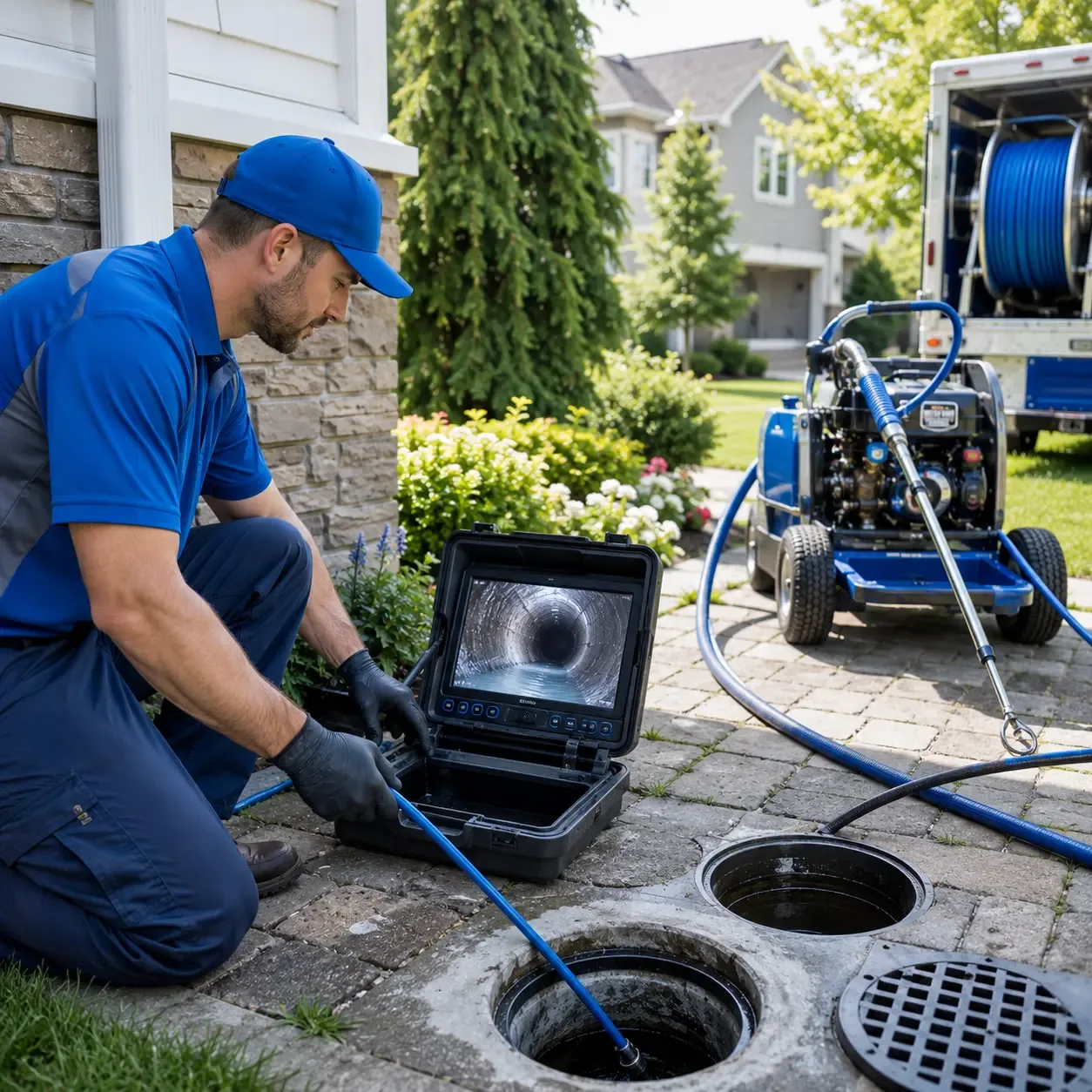 Outdoor drain cleaning professionals serving Winton, NC